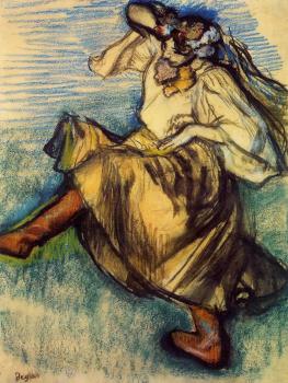 Edgar Degas : Russian Dancer II
